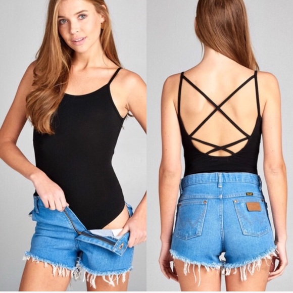 Active USA Tops - Strappy Bodysuit